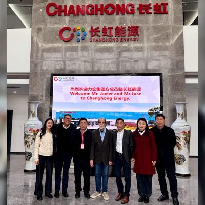 Visiting the Changhong Energy plant